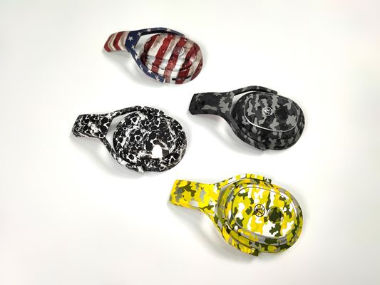 Injection Moulded PC ABS Transfer Printing Aksesoris Earphone Injeksi Bagian Plastik Shell