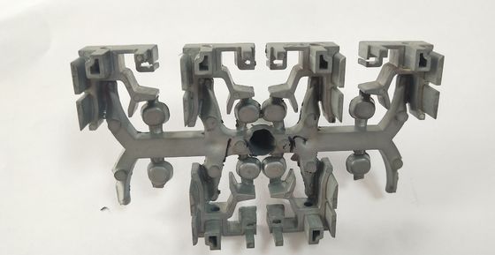 High Press ADC12 Die Casting Komponen Anodize Bead meledak