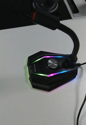 Komputer Desktop Laptop USB Mikrofon Berkabel Game Live Voice Changer Voice Chat Mikrofon