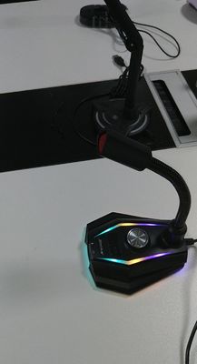 Komputer Desktop Laptop USB Mikrofon Berkabel Game Live Voice Changer Voice Chat Mikrofon