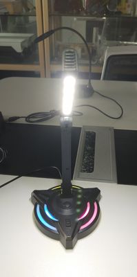 USB Meeting Full Karaoke Esports Mikrofon 2 Penyesuaian Lampu Meja