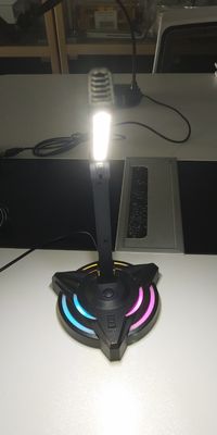 USB Meeting Full Karaoke Esports Mikrofon 2 Penyesuaian Lampu Meja