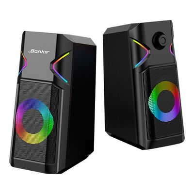 RGB Gaming Speaker Komputer USB Laptop Audio Kecil Super Volume Subwoofer Desktop