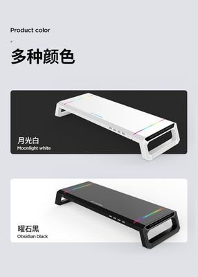 Dudukan Monitor Logam SECC Dengan Hub USB3.0 / Pengisian Nirkabel