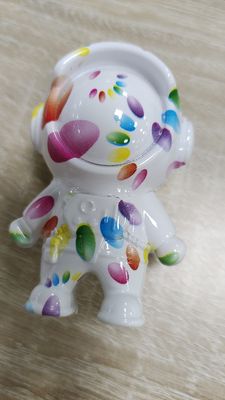 Oem Injection Molded Parts Boneka Anak / Tas ransel Kunci Ukiran Gantung