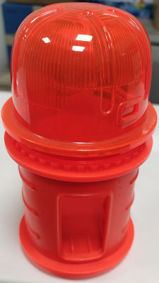 OEM Injection Molded Parts Lampu lalu lintas Lampu peringatan otomatis Abs / Pp Plastik